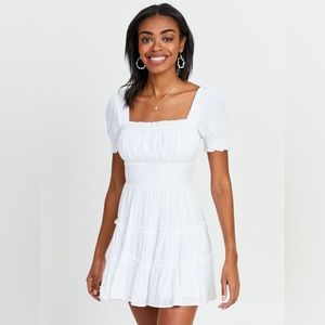 NWT Altar’d State Benton Dress White